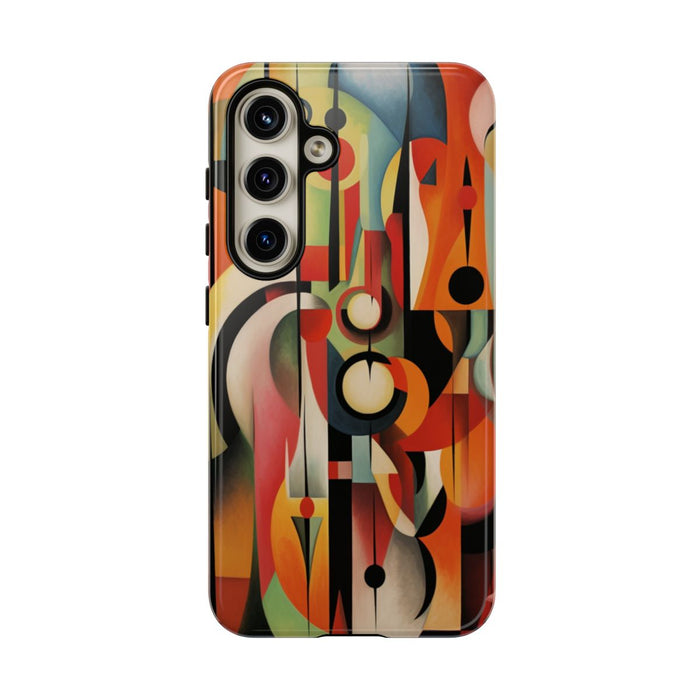 Abstracte Geometrische Vormen in Warme Kleuren