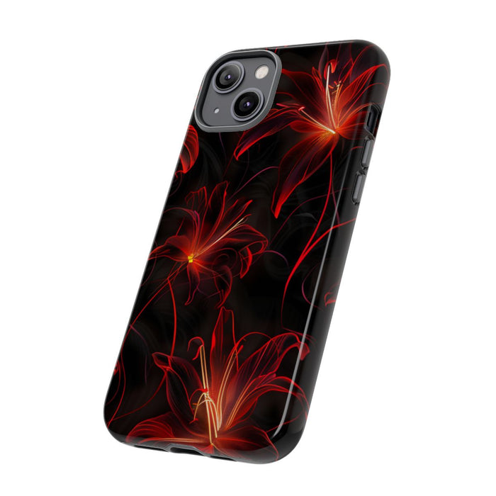 Rood Neon Spinleliepatroon