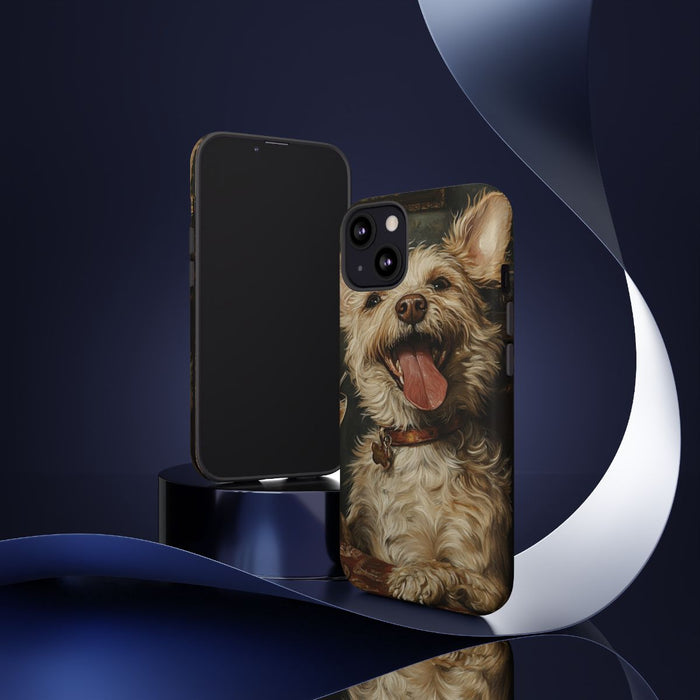 Vrolijke Terrier met Cocktail