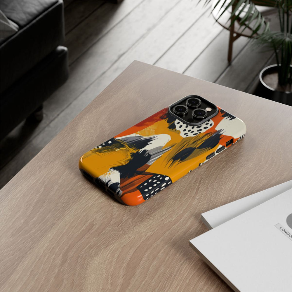 Abstracte Kleurrijke Penseelstreken