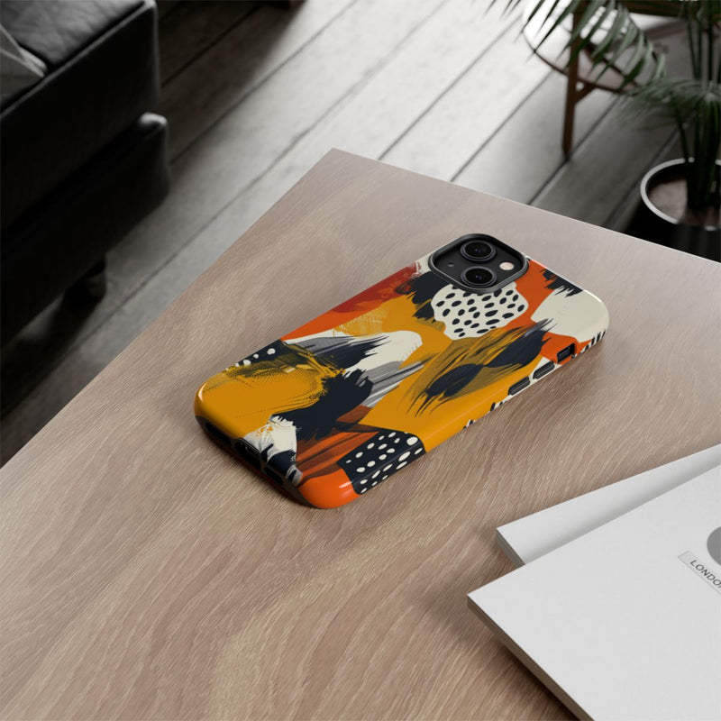 Abstracte Kleurrijke Penseelstreken