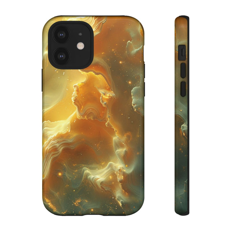 Gouden Nebula Abstract Design