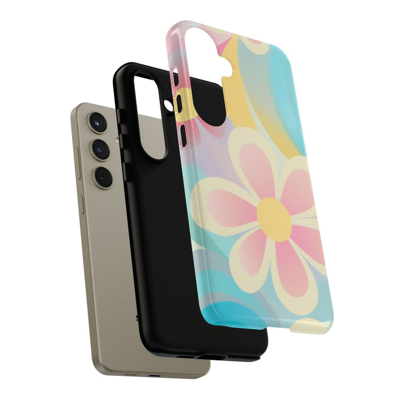 Pastel Groovy Bloemenpatroon