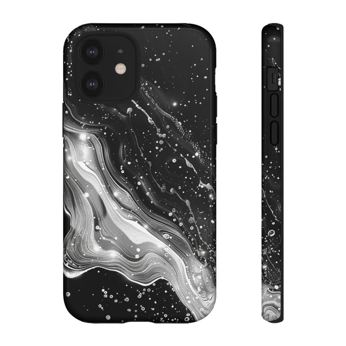 Zwart-Wit Abstracte Galaxie