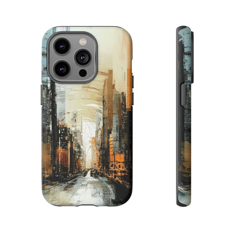 Abstracte Stadsgezicht in Matte Afwerking