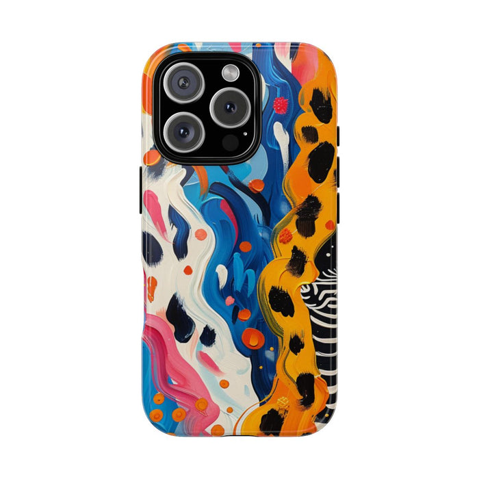 Abstract Kleurrijk Zebra Patroon