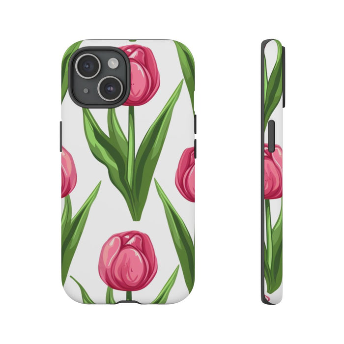 Roze Tulp Bloemenpatroon