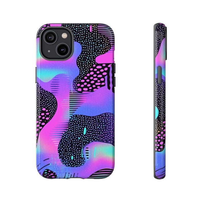 Abstract Neon Vaporwave Patroon