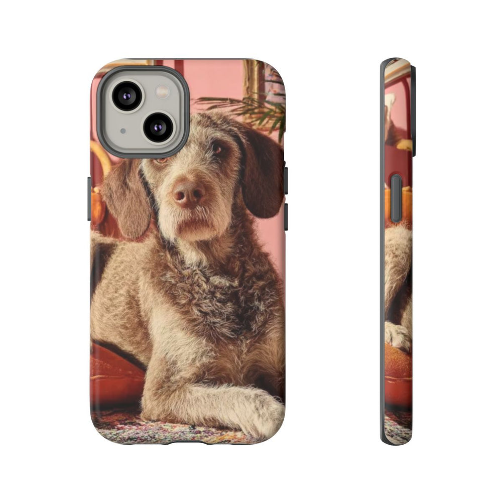 Bruine Hond Ontspant Binnen