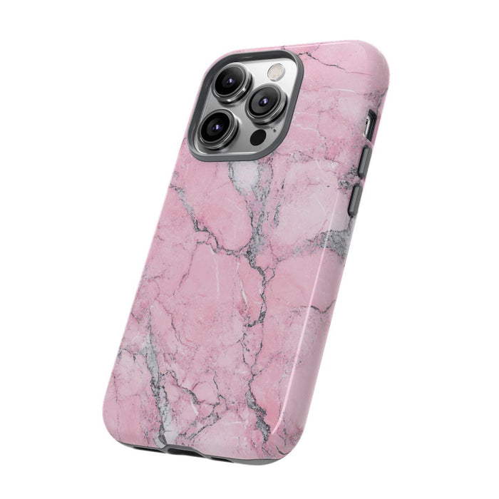 Roze Marmerstructuur met Glanzende Afwerking