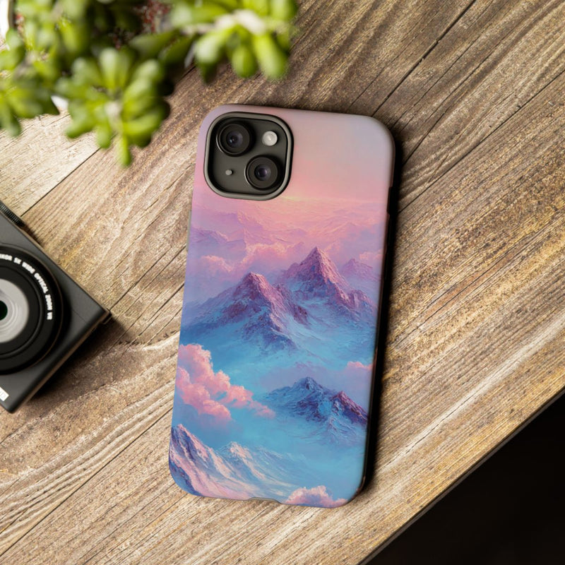 Dromerige Roze en Blauwe Bergen