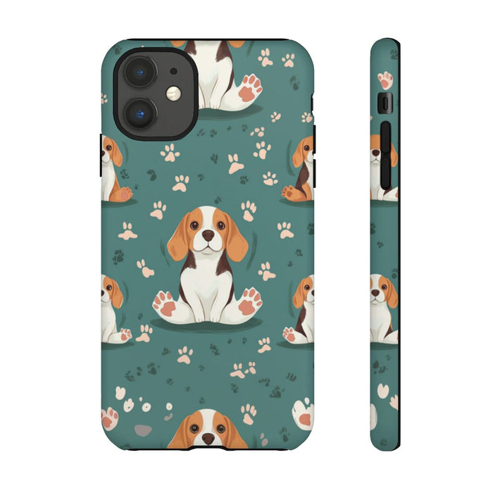 Beagles met Pootafdrukken Patroon