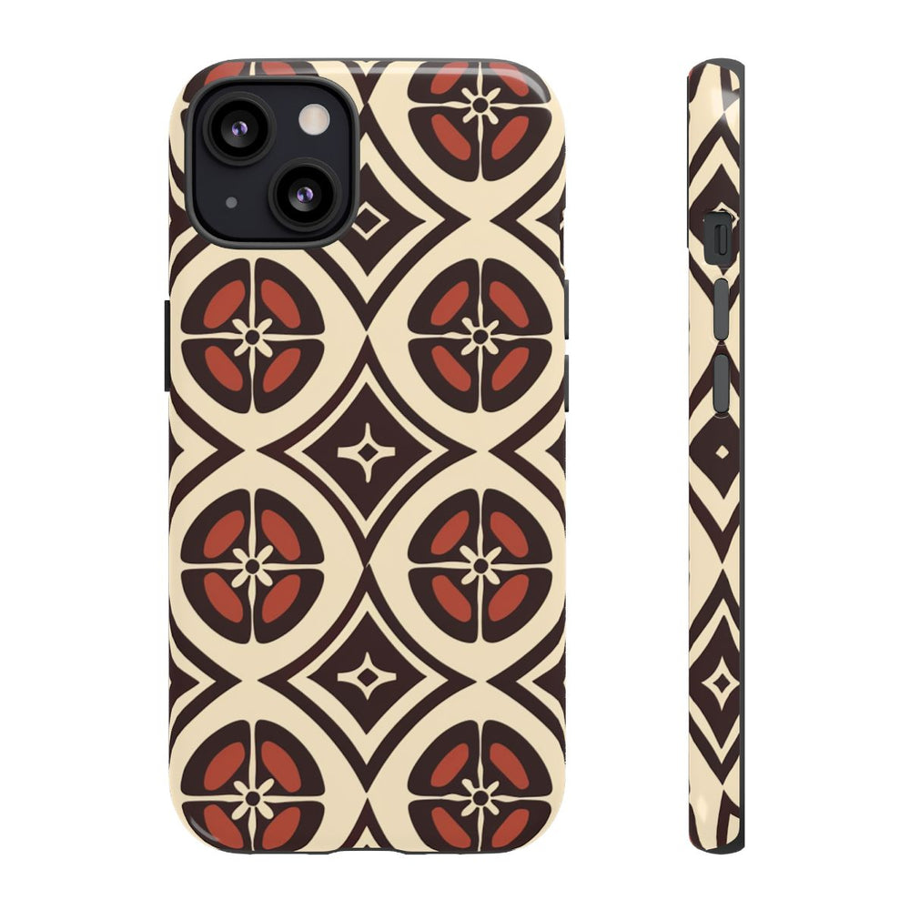 Geometrisch Bruin-Beige Patroon