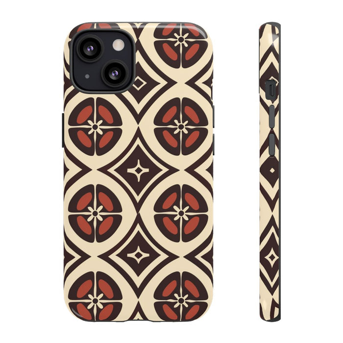 Geometrisch Bruin-Beige Patroon