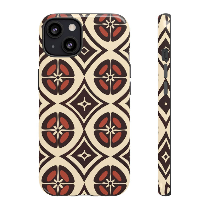 Geometrisch Bruin-Beige Patroon