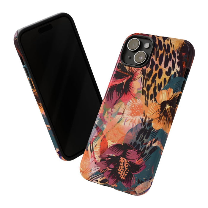 Abstracte Bloemen- en Dierenprint