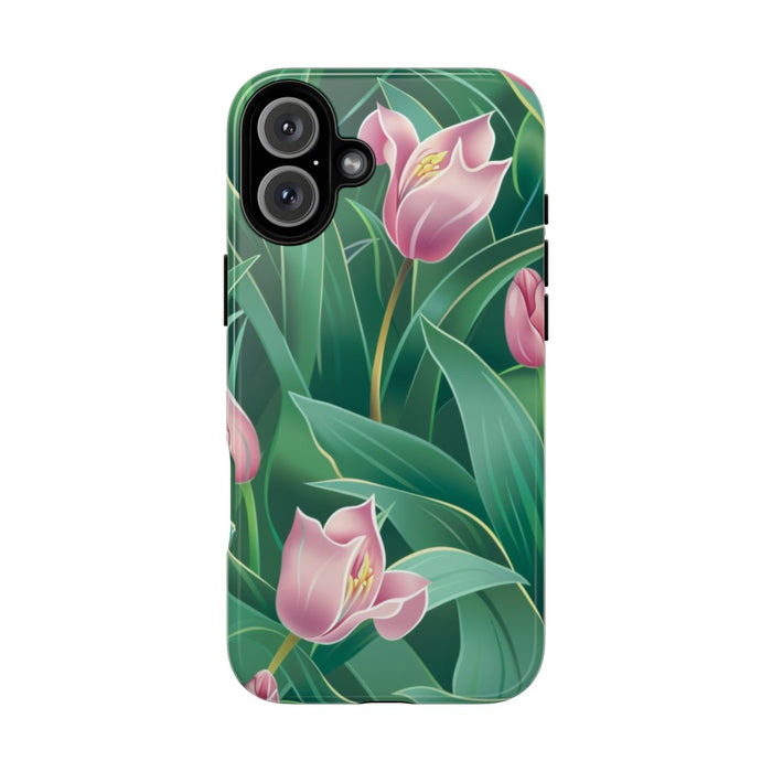 Roze Tulp Bloemenpatroon