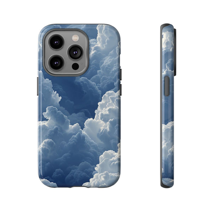 3D Blauw Wolkenpatroon