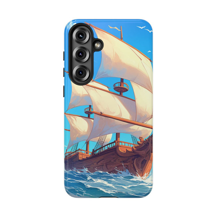 Zeilschip op Blauwe Oceaan