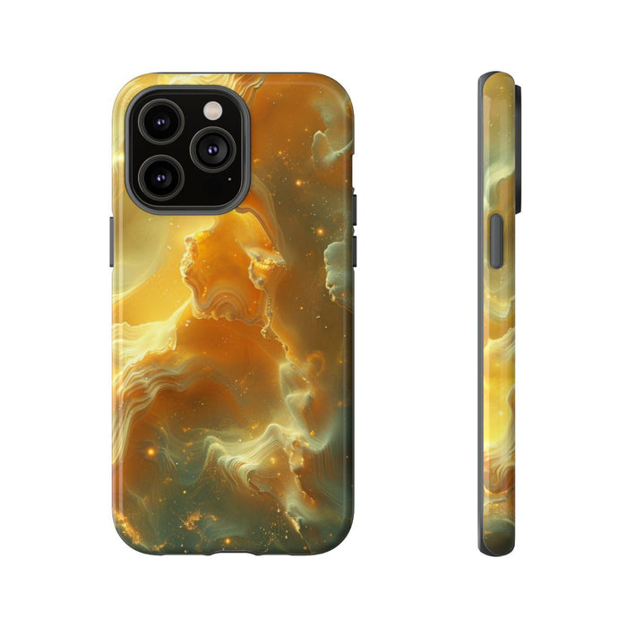 Gouden Nebula Abstract Design
