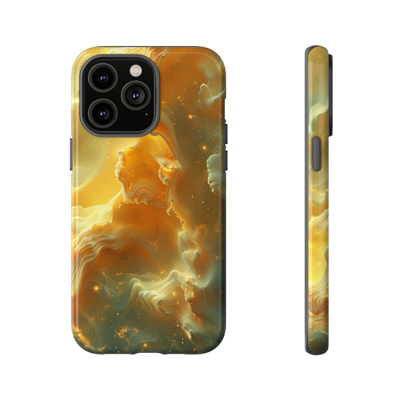 Gouden Nebula Abstract Design