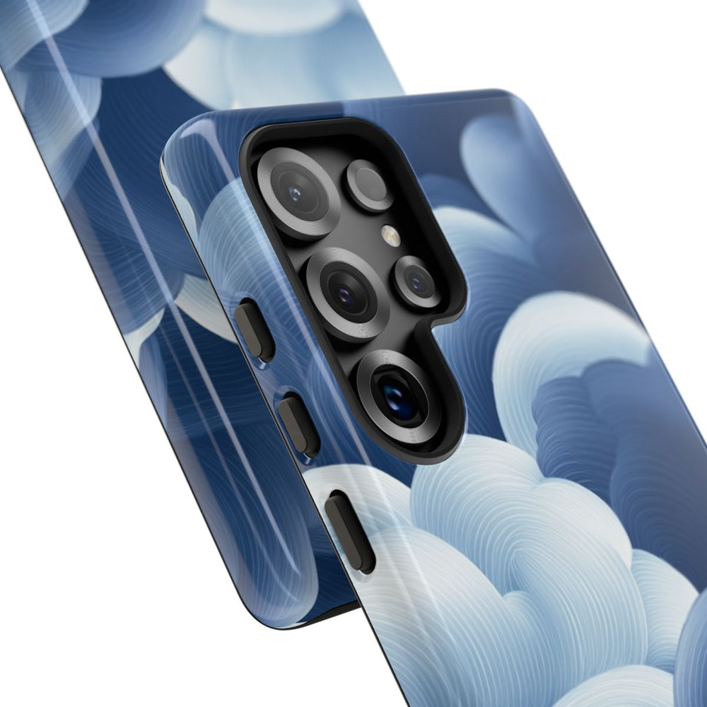 Blauw-Wit Wolkenpatroon