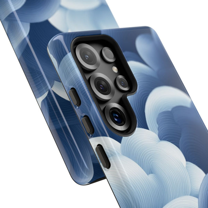 Blauw-Wit Wolkenpatroon