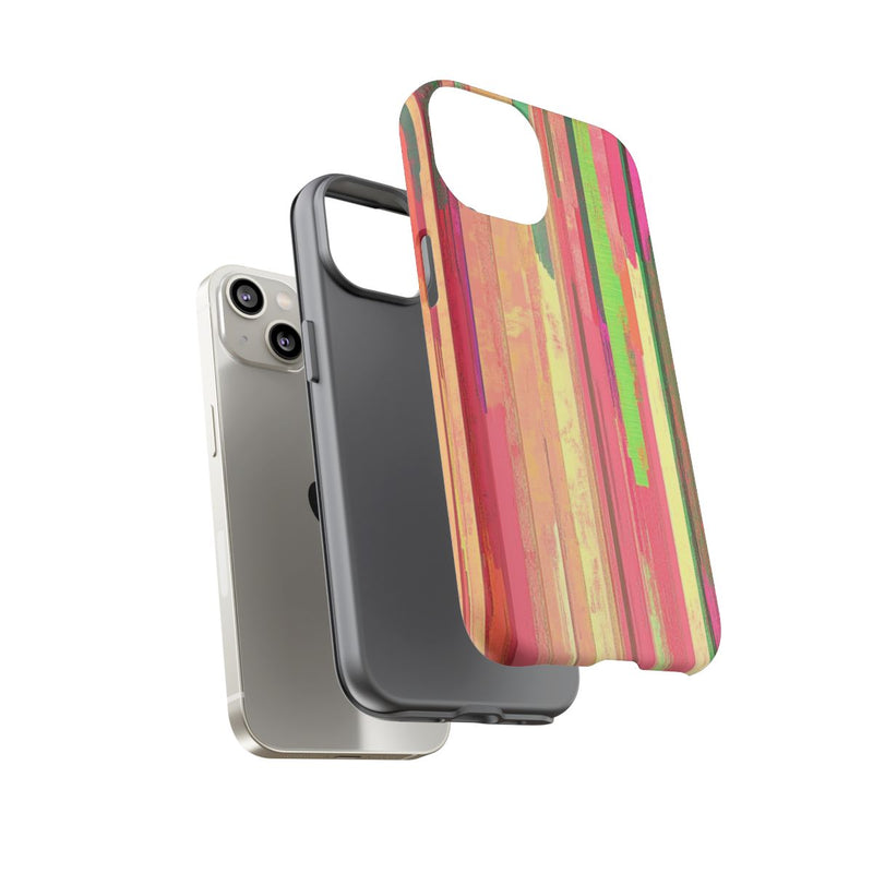 Levendige Verticale Strepen Abstracte Kunst