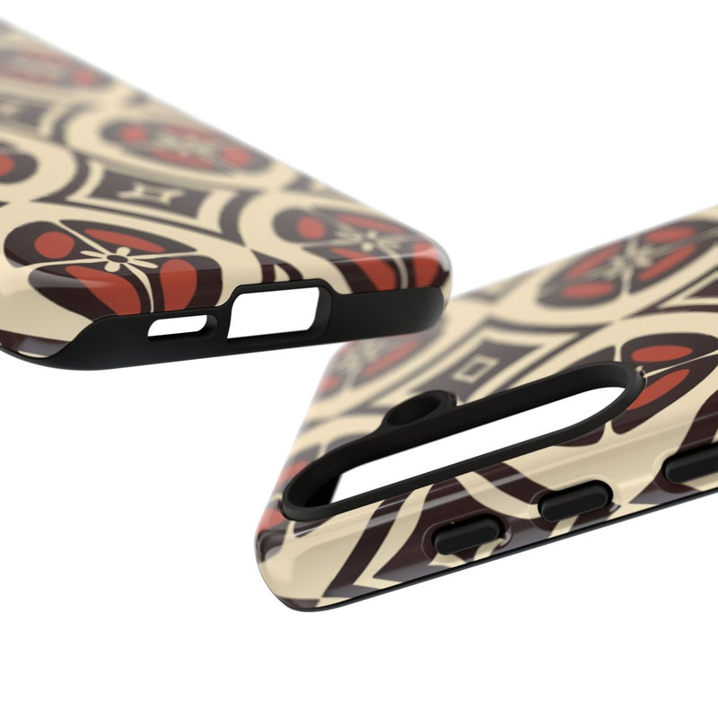 Geometrisch Bruin-Beige Patroon