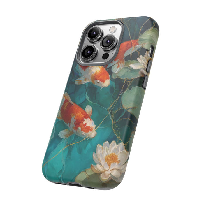 Kleurrijke Koi en Waterlelies