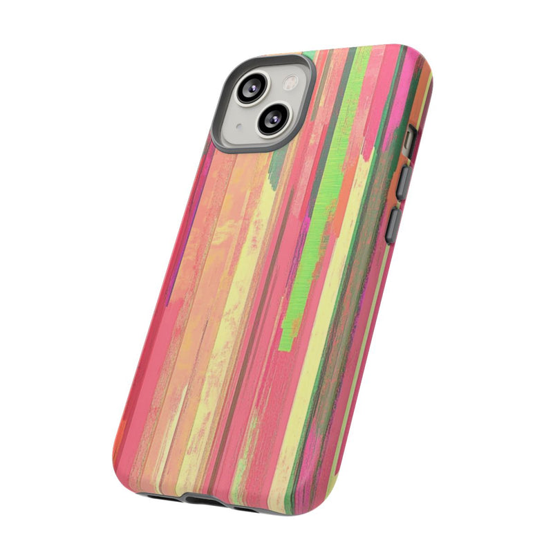 Levendige Verticale Strepen Abstracte Kunst