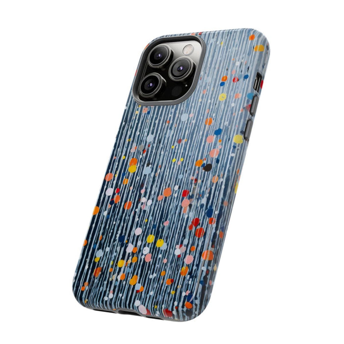 Kleurrijk Abstract Patroon met Dots en Lijnen