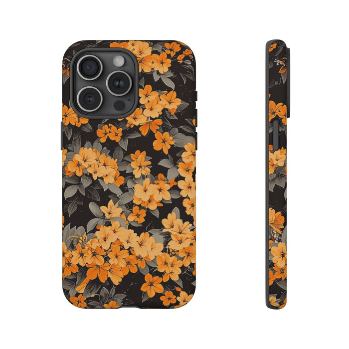 Dichte Oranje Trompetbloemen