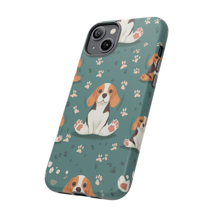 Beagles met Pootafdrukken Patroon