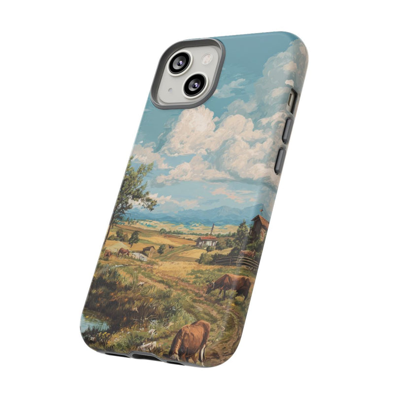 Landelijk Uitzicht met Boerderijdieren