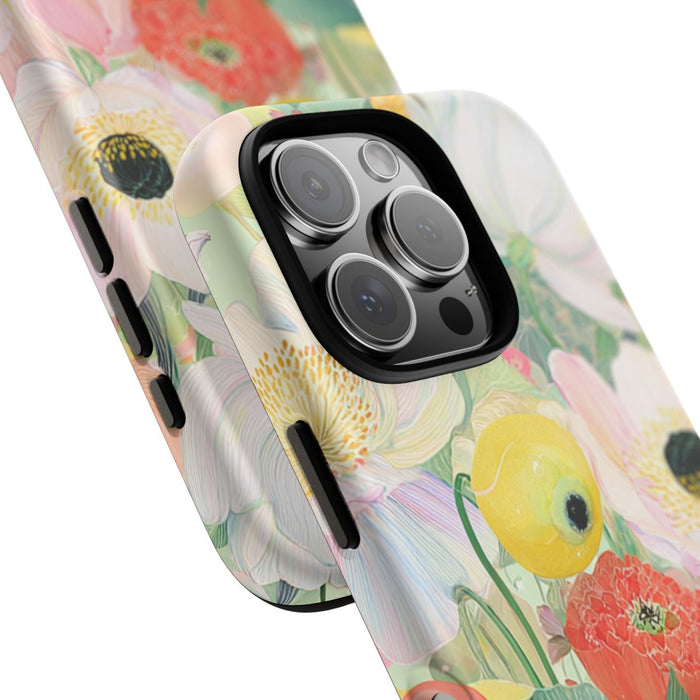 Lichte Pastelbloemen met Vogels