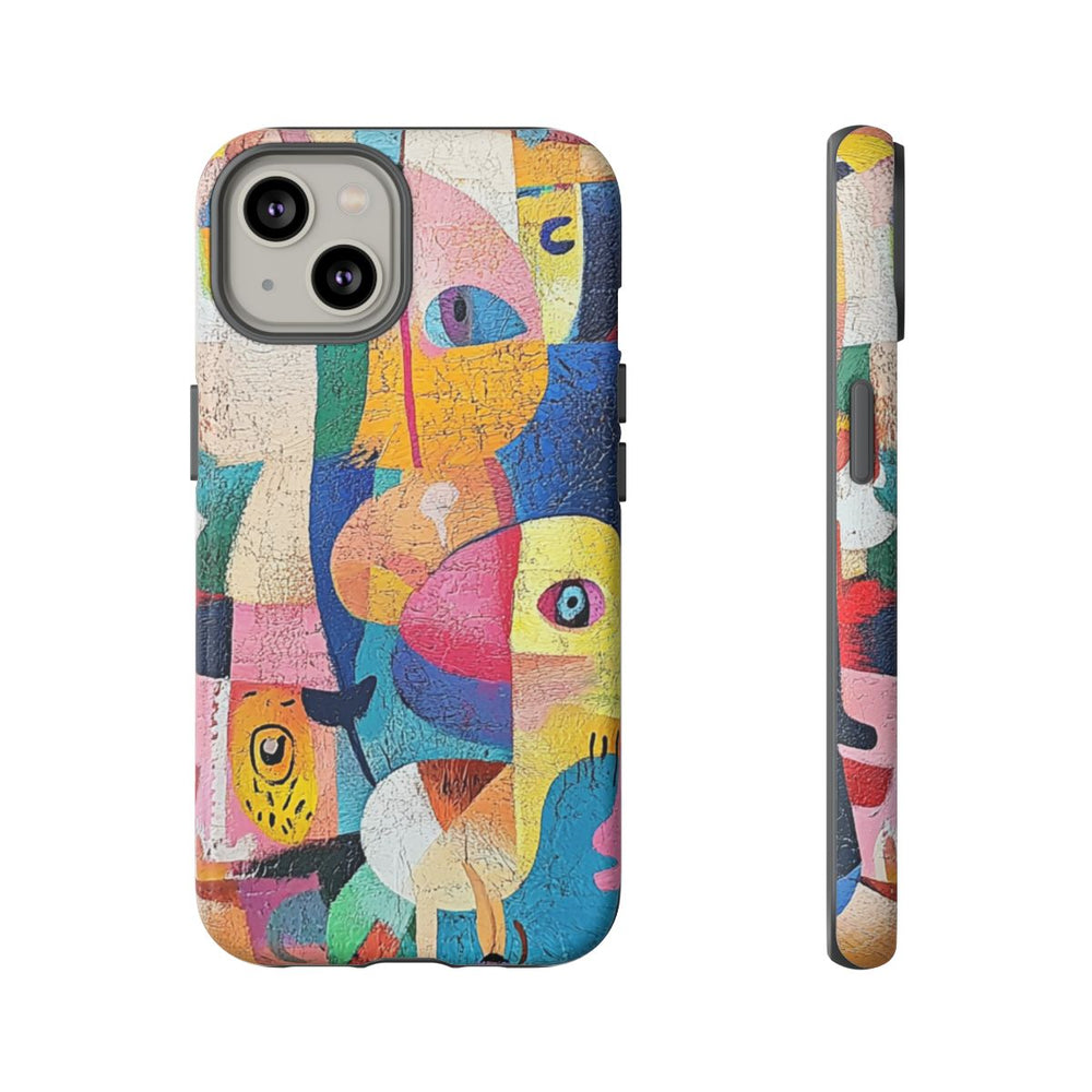 Abstracte Kleurrijke Gezichten en Vormen