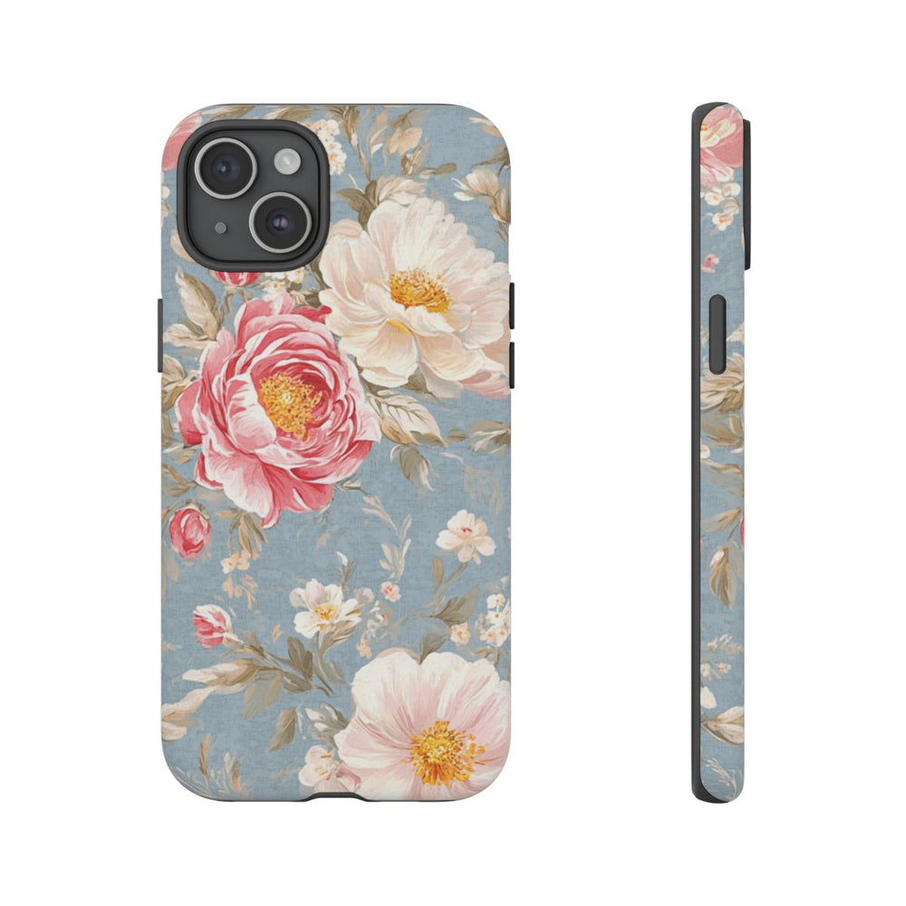 Romantisch Roze-Wit Bloemenpatroon
