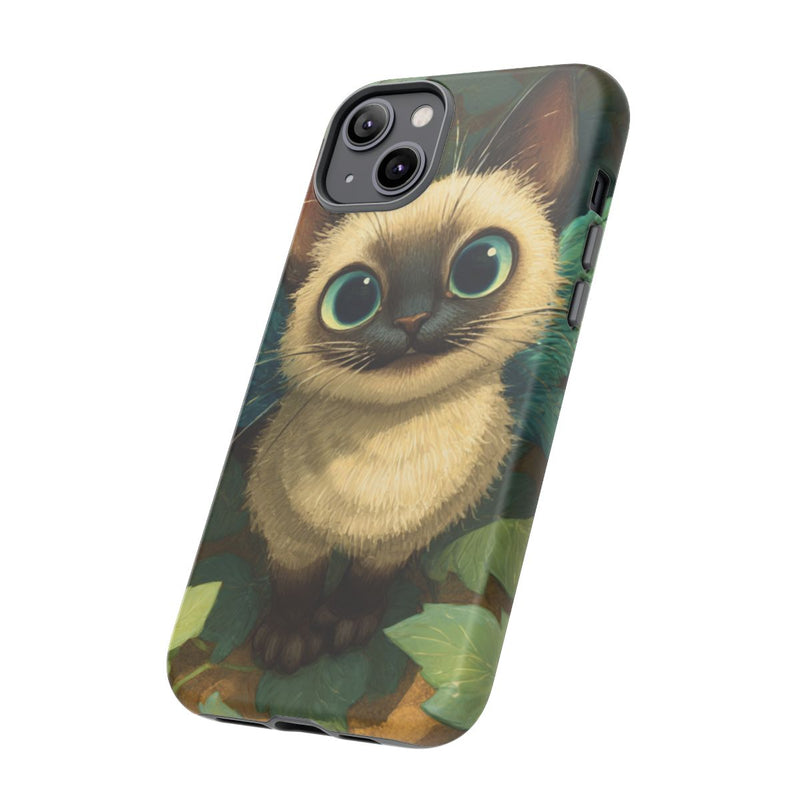 Vrolijk Feeënkatje met Blauwe Vleugels