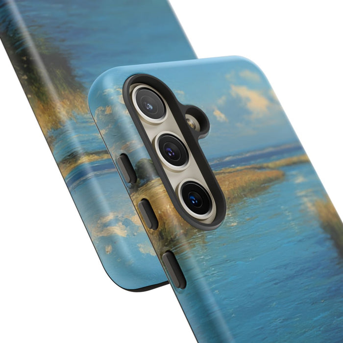 Blauw Waterlandschap met Lagune