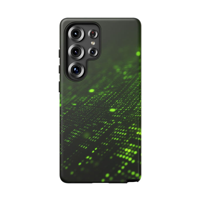 Abstract Digitaal Groen Rasterpatroon