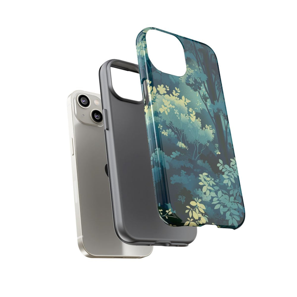 Gloeiende Bosbladeren in Laagjes