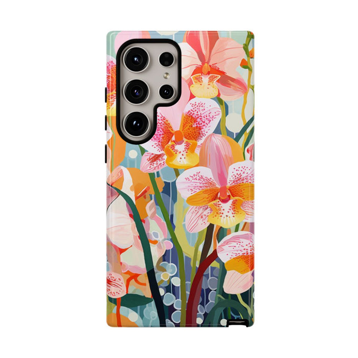 Kleurrijke Orchideeën Illustratie