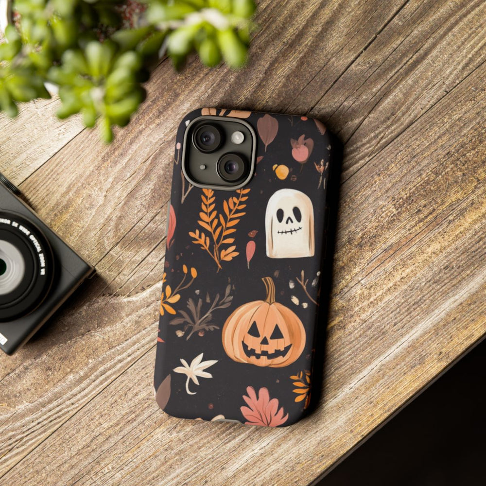 Halloween Pompoen- en Spookmotief