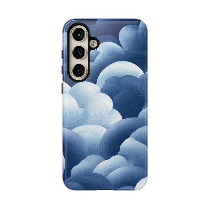 Blauw-Wit Wolkenpatroon