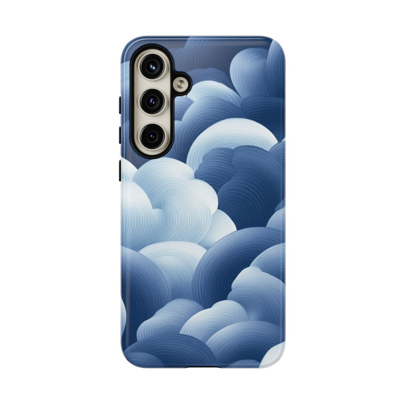 Blauw-Wit Wolkenpatroon