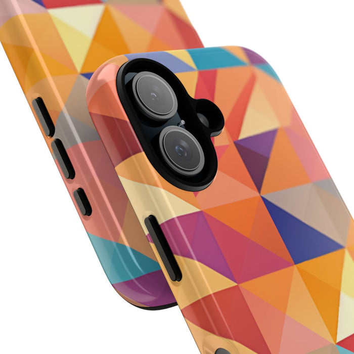 Kleurrijk Geometrisch Hoekpatroon