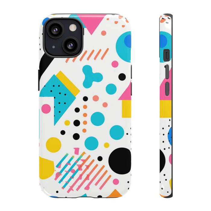 Kleurrijk Memphis Stijl Geometrisch Patroon