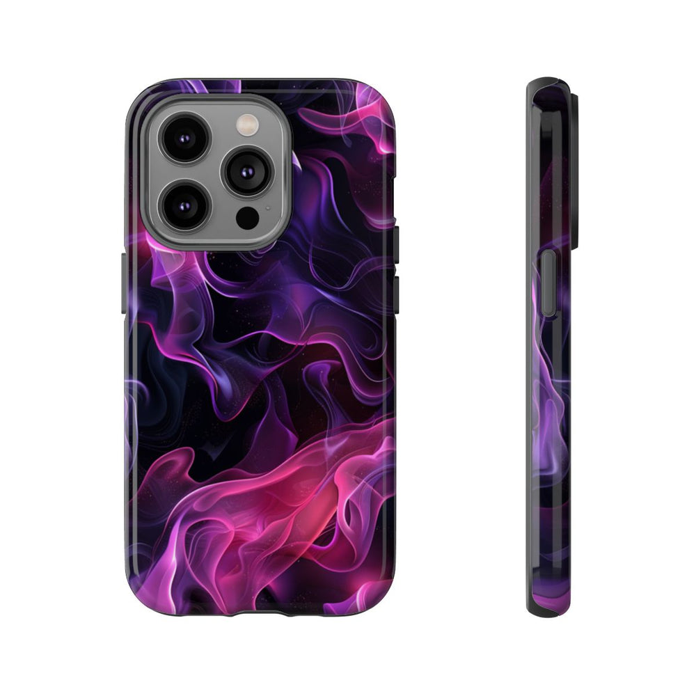 Violette en Roze Abstracte Vlammen