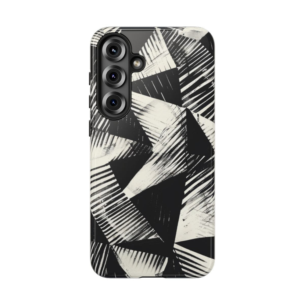 Zwart-Wit Geometrisch Patroon